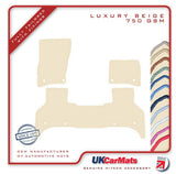 Land Rover Defender L663 110 5 Seater 2020 onwards Beige Luxury Velour Tailored Car Mats HITECH