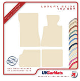 Mercedes E Class (W123) Saloon LWB 1975-1985 Beige Luxury Velour Tailored Car Mats HITECH