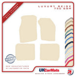 Mitsubishi Carisma 1995-2003 Beige Luxury Velour Tailored Car Mats HITECH