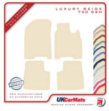 Mazda Xedos 9 1994-2004 Beige Luxury Velour Tailored Car Mats HITECH