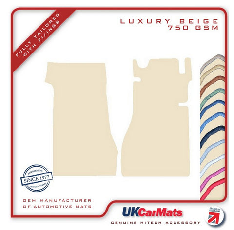 Mercedes SL (R113) 2 Seater Pagoda 1962-1972 Beige Luxury Velour Tailored Car Mats HITECH
