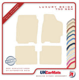 Mazda 323 1998-2004 Beige Luxury Velour Tailored Car Mats HITECH