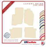 Mitsubishi Colt Spacestar 1999-2004 Beige Luxury Velour Tailored Car Mats HITECH
