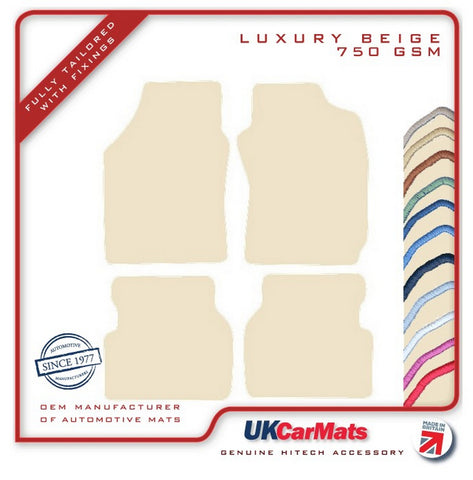 Mazda Demio 1999-2001 Beige Luxury Velour Tailored Car Mats HITECH