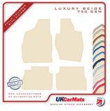 Mitsubishi Pinin 3dr 2000-2005 Beige Luxury Velour Tailored Car Mats HITECH