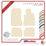 Mercedes S Class (W140) Saloon 1991-1999 Beige Luxury Velour Tailored Car Mats HITECH