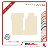 Mazda MX5 2001-2005 Beige Luxury Velour Tailored Car Mats HITECH