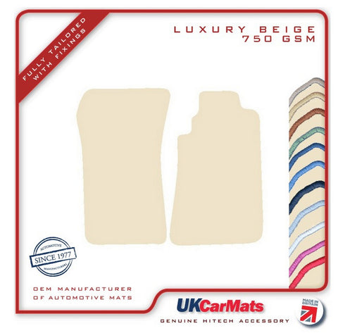 Mazda MX5 2001-2005 Beige Luxury Velour Tailored Car Mats HITECH