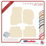 MG ZS Saloon 2001-2005 Beige Luxury Velour Tailored Car Mats HITECH