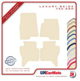 Mitsubishi Shogun LWB 2000-2007 Beige Luxury Velour Tailored Car Mats HITECH