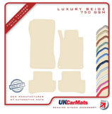 Mercedes C Class (W203) Saloon / Estate 2000-2006 Beige Luxury Velour Tailored Car Mats HITECH