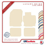 Mitsubishi CZC / Colt Convertible 2006-2009 Beige Luxury Velour Tailored Car Mats HITECH