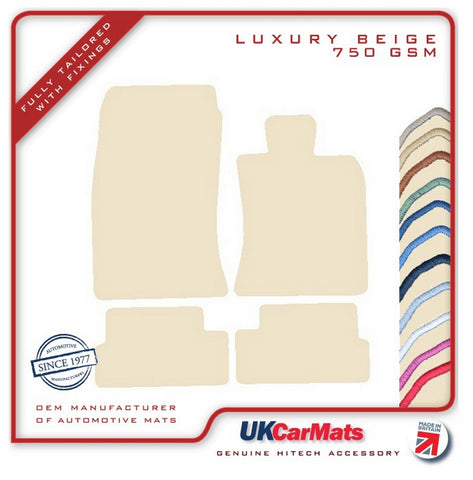 Mini R56 2006-2013 Beige Luxury Velour Tailored Car Mats HITECH