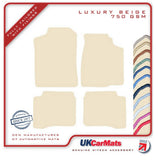Mazda 323F 1994-1998 Beige Luxury Velour Tailored Car Mats HITECH