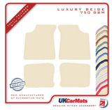 Morris Minor 1950-1953 Beige Luxury Velour Tailored Car Mats HITECH