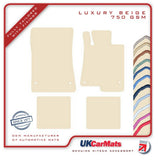 Mercedes SLK / SLC (R172) 2 Seater 2011-2020 Beige Luxury Velour Tailored Car Mats HITECH