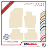 Mitsubishi ASX Automatic 2010 onwards Beige Luxury Velour Tailored Car Mats HITECH