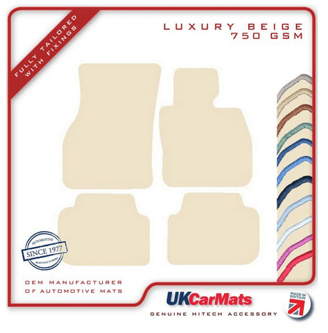 Mini Clubman F54 2015 onwards Beige Luxury Velour Tailored Car Mats HITECH