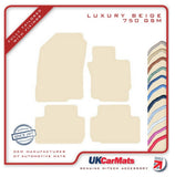 Mitsubishi Eclipse Cross Manual 2017 onwards Beige Luxury Velour Tailored Car Mats HITECH