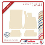 Mercedes S Class (C217) Coupe 2014 onwards Beige Luxury Velour Tailored Car Mats HITECH
