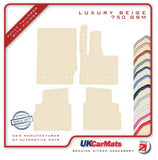 Mercedes G Class (W463) 2018 onwards Beige Luxury Velour Tailored Car Mats HITECH