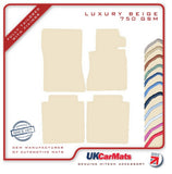 Mercedes S Class (W126) Saloon LWB 1982-1992 Beige Luxury Velour Tailored Car Mats HITECH