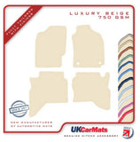 Mitsubishi Shogun Sport 1996-2008 Beige Luxury Velour Tailored Car Mats HITECH