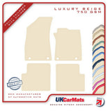 MG ZS Automatic 2017 onwards Beige Luxury Velour Tailored Car Mats HITECH