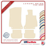 Mercedes C Class (A205) Cabriolet 16-21 Beige Luxury Velour Tailored Car Mats HITECH
