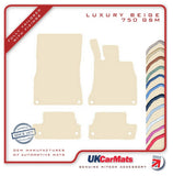 Mercedes S Class (A217) Cabriolet 2014-2020 Beige Luxury Velour Tailored Car Mats HITECH