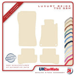 Mercedes C Class CL203 Sportcoupe 2000-2008 Beige Luxury Velour Tailored Car Mats HITECH