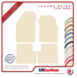 Nissan Almera 3 dr 1995-2000 Beige Luxury Velour Tailored Car Mats HITECH