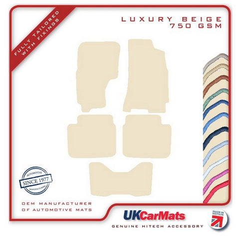 Nissan Skyline R33 1994-1998 Beige Luxury Velour Tailored Car Mats HITECH