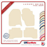 Nissan X-Trail 2001-2007 Beige Luxury Velour Tailored Car Mats HITECH