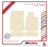 Nissan 370Z 2009 onwards Beige Luxury Velour Tailored Car Mats HITECH