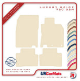 Nissan Qashqai 2013-2021 Beige Luxury Velour Tailored Car Mats HITECH