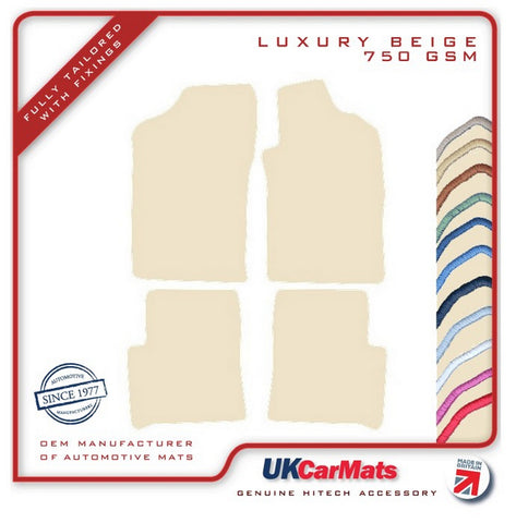 Peugeot 306 1993-2002 Beige Luxury Velour Tailored Car Mats HITECH