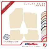 Peugeot 307 2001-2006 Beige Luxury Velour Tailored Car Mats HITECH