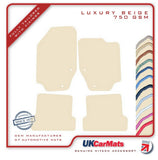 Peugeot 307 Coupe Cabriolet 2003-2006 Beige Luxury Velour Tailored Car Mats HITECH