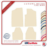 Peugeot 607 2000-2006 Beige Luxury Velour Tailored Car Mats HITECH