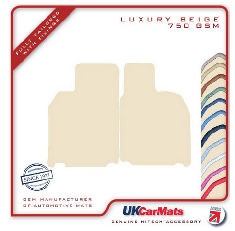 Porsche Cayman (987) 2006-2012 Beige Luxury Velour Tailored Car Mats HITECH