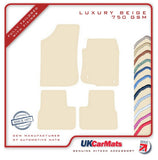 Peugeot 2008 2013-2019 Beige Luxury Velour Tailored Car Mats HITECH