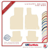 Porsche 911 (992) 2019 onwards Beige Luxury Velour Tailored Car Mats HITECH