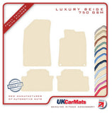 Peugeot 508 2011-2019 Beige Luxury Velour Tailored Car Mats HITECH