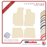 Renault 19 1989-1995 Beige Luxury Velour Tailored Car Mats HITECH