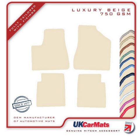 Renault 25 1984-1992 Beige Luxury Velour Tailored Car Mats HITECH