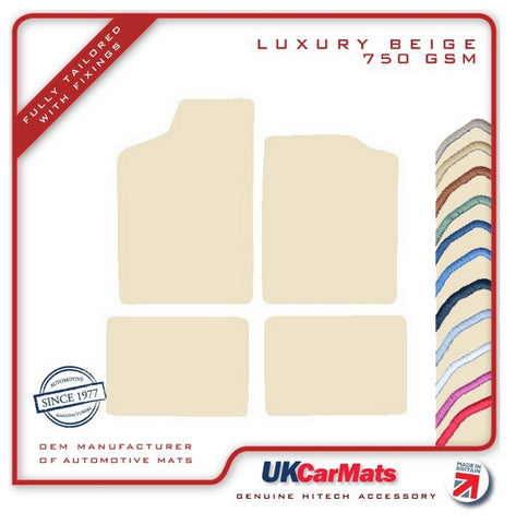 Renault 5 1985-1995 Beige Luxury Velour Tailored Car Mats HITECH