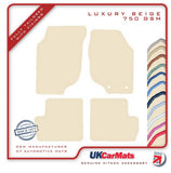 Rover 200 / 25 1995-2003 Beige Luxury Velour Tailored Car Mats HITECH