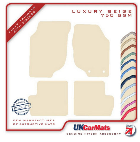 Rover 200 / 25 1995-2003 Beige Luxury Velour Tailored Car Mats HITECH