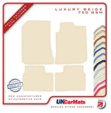 Rover 75 1999-2004 Beige Luxury Velour Tailored Car Mats HITECH